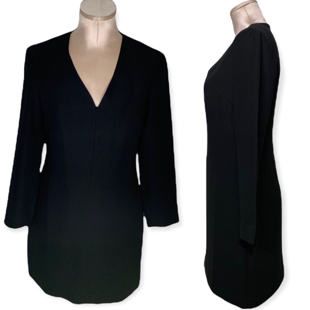 & Other Stories Mini Black Long Sleeve Dress